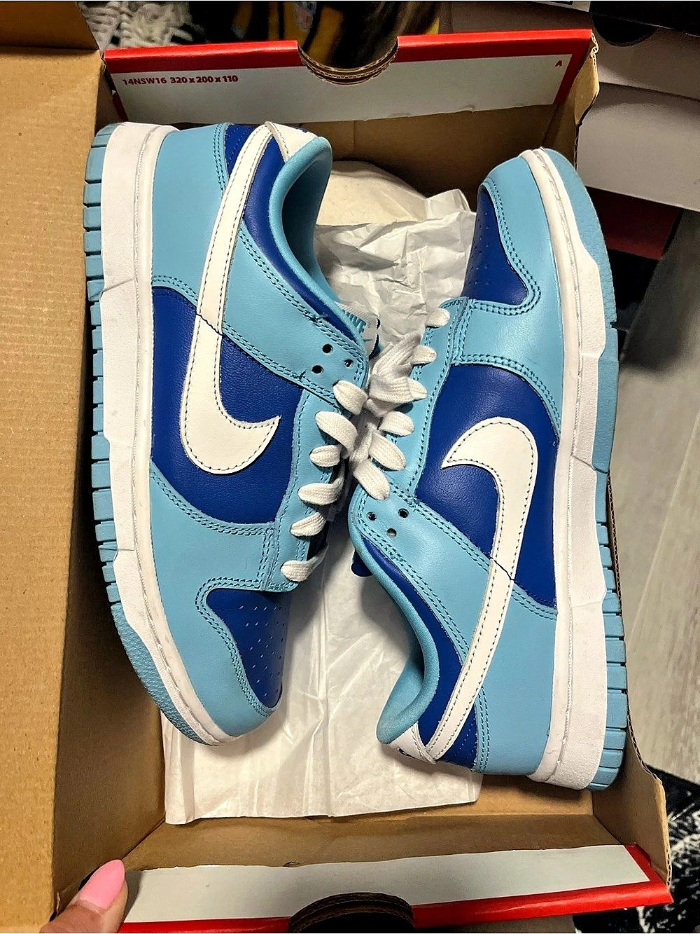 Nike Dunk Low Retro "University Blue / Coconut Milk" Sneakers